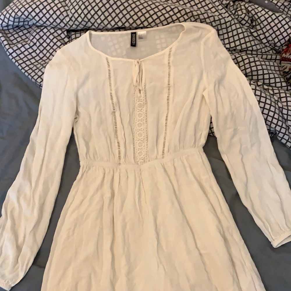 cream dress